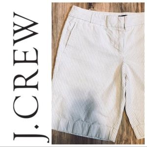 J. CREW pinstriped city shorts 2